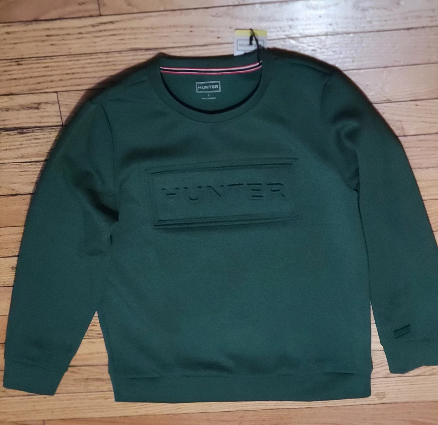 New Hunter Green Sweatshirt size Large W