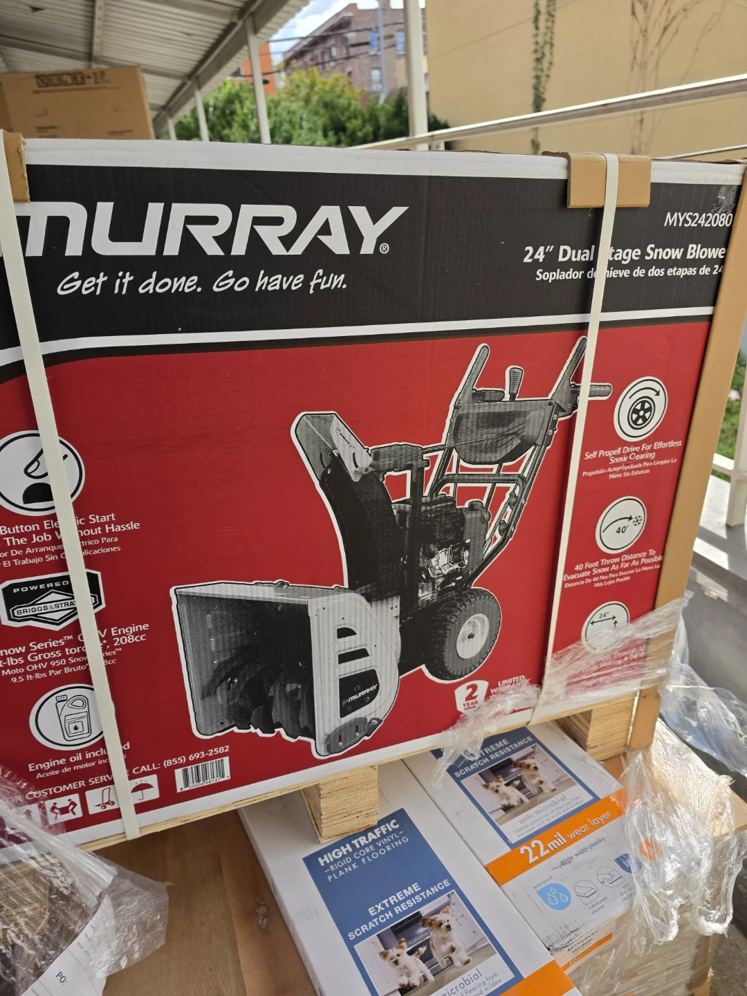 Murray 24-inch 2-Stage Gas Snow Blower