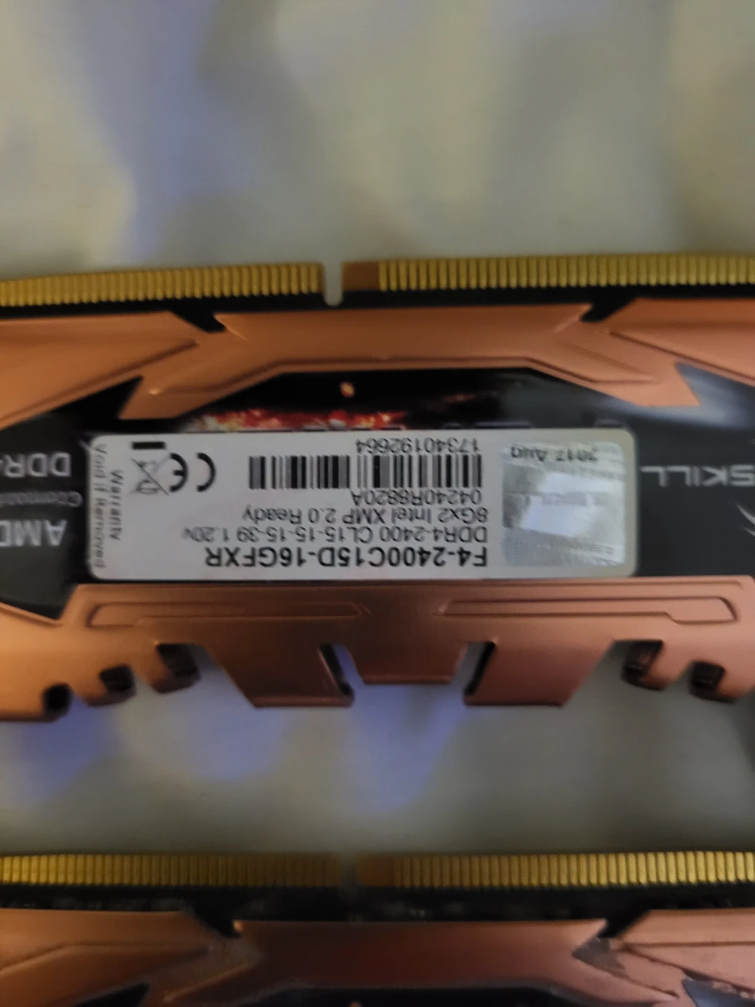 G.Skill Flare X Series 16GB (2x8GB) DDR4 2400MHz RAM - photo 2