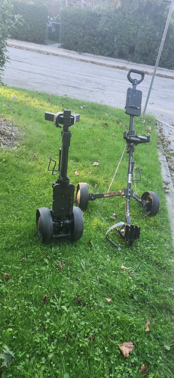 Two Golf Push Carts
