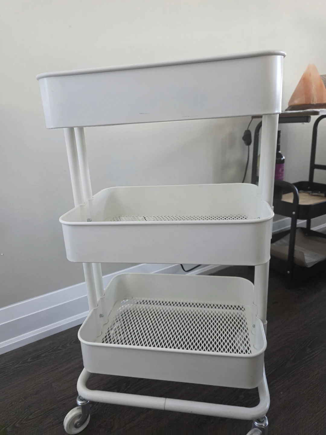 IKEA RÅSKOG Three-Tier Utility Cart White