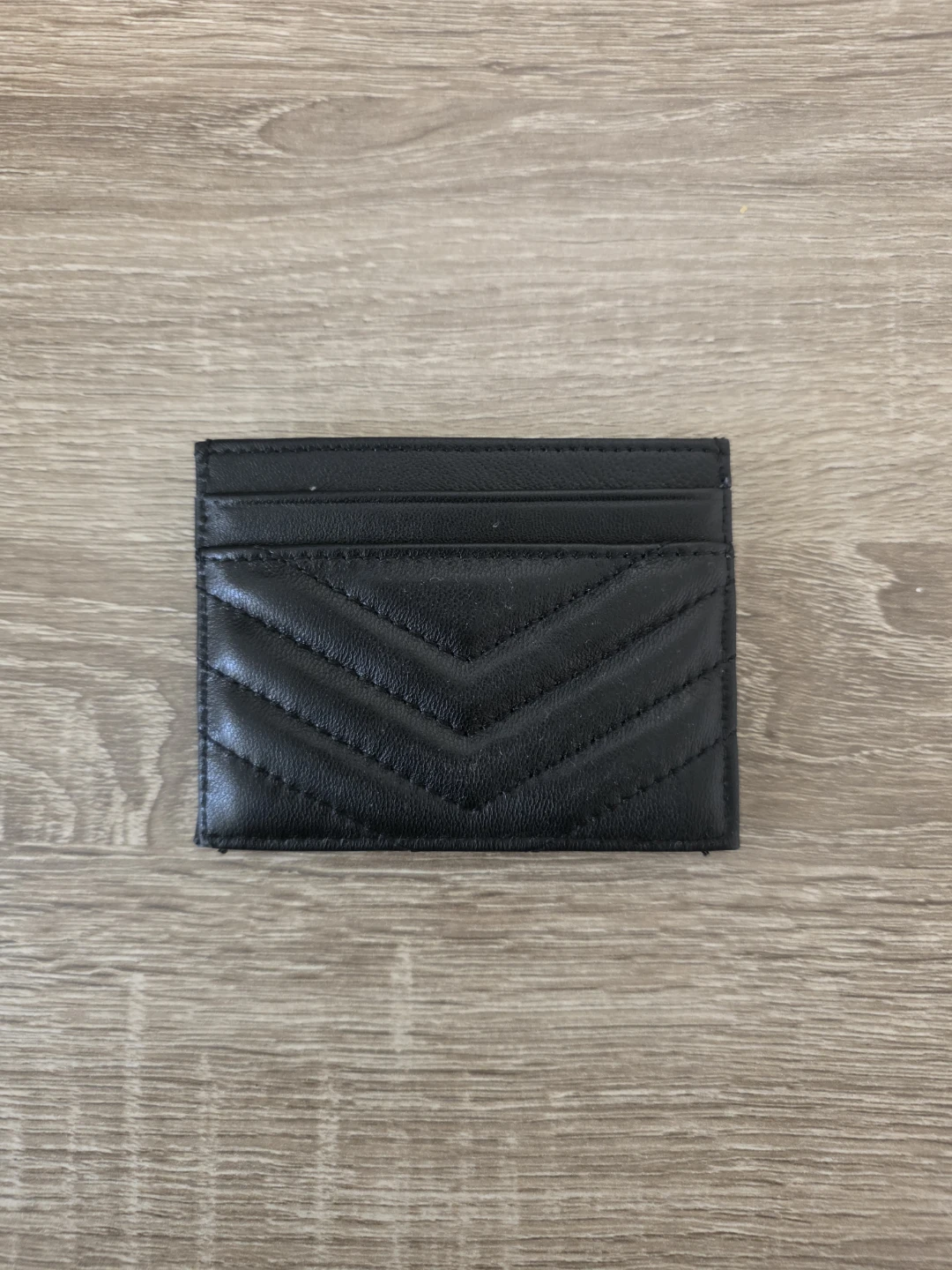 Yves Saint Laurent Black Quilted Card Holder - photo 2