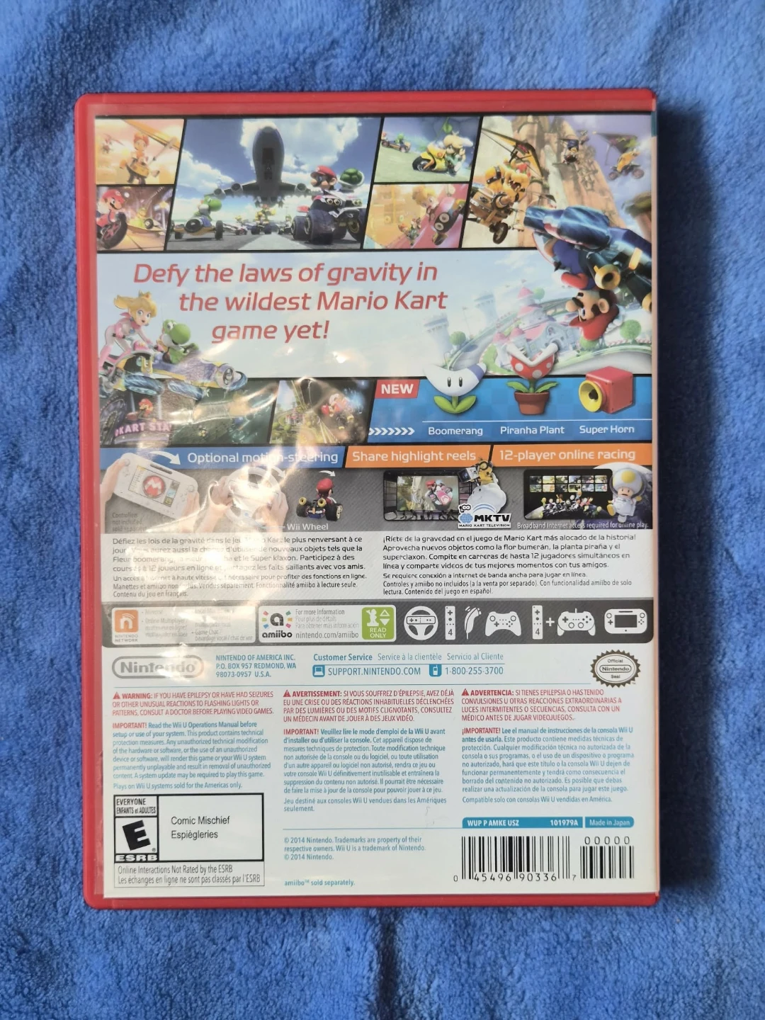 Read Bio | (CASE ONLY) Mario Kart 8 (Wii U) - photo 2