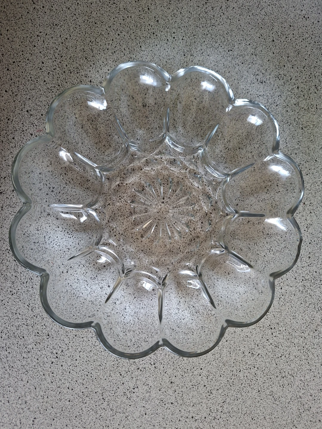 Clear Glass Platter