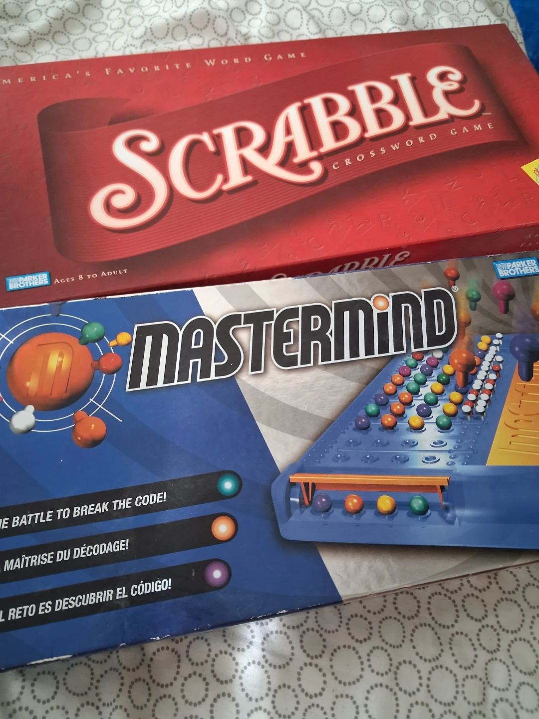 Scrabble +Mastermind Board game