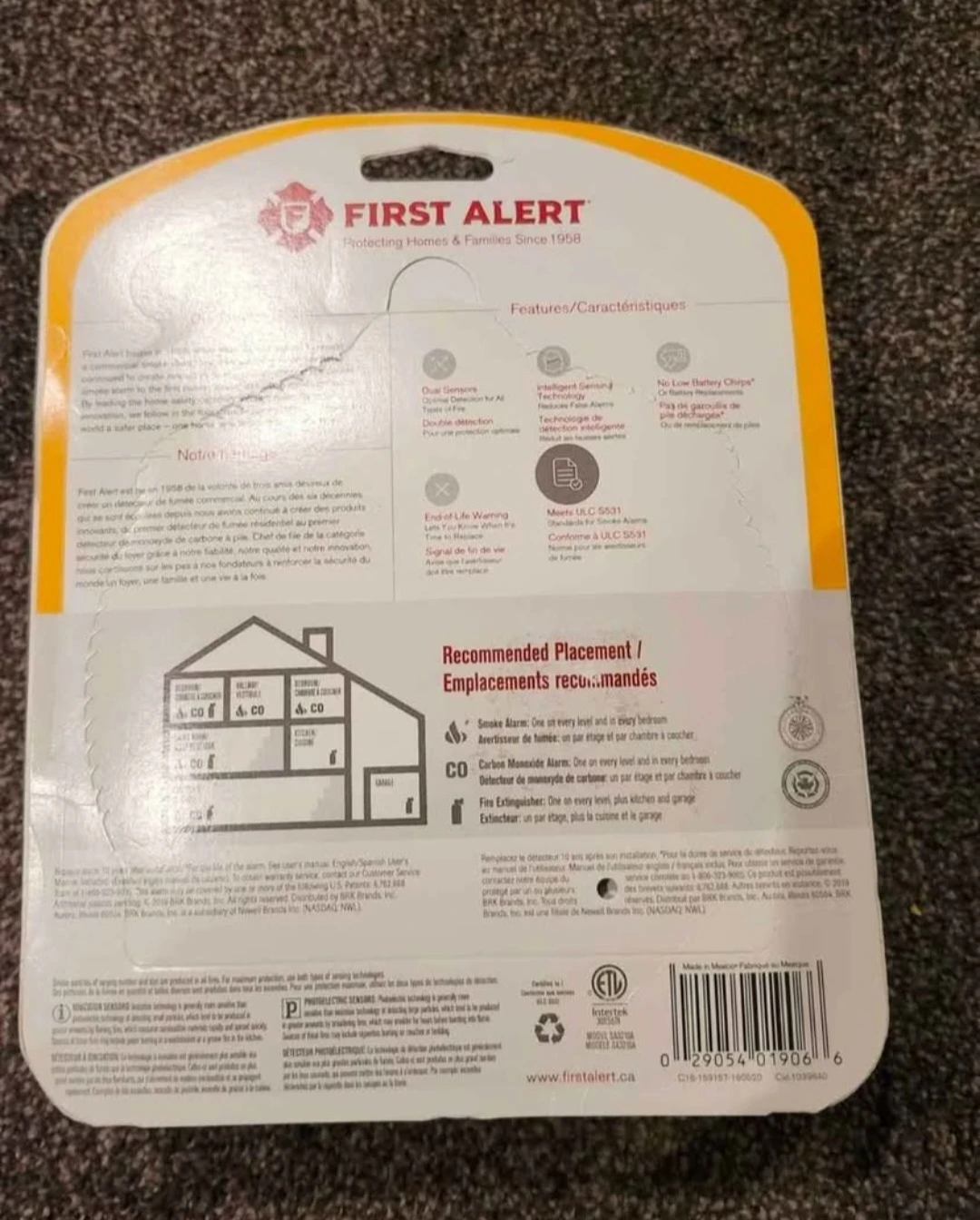 First Alert 10-Year Sealed Battery Smoke Alarm 🏈 - photo 2