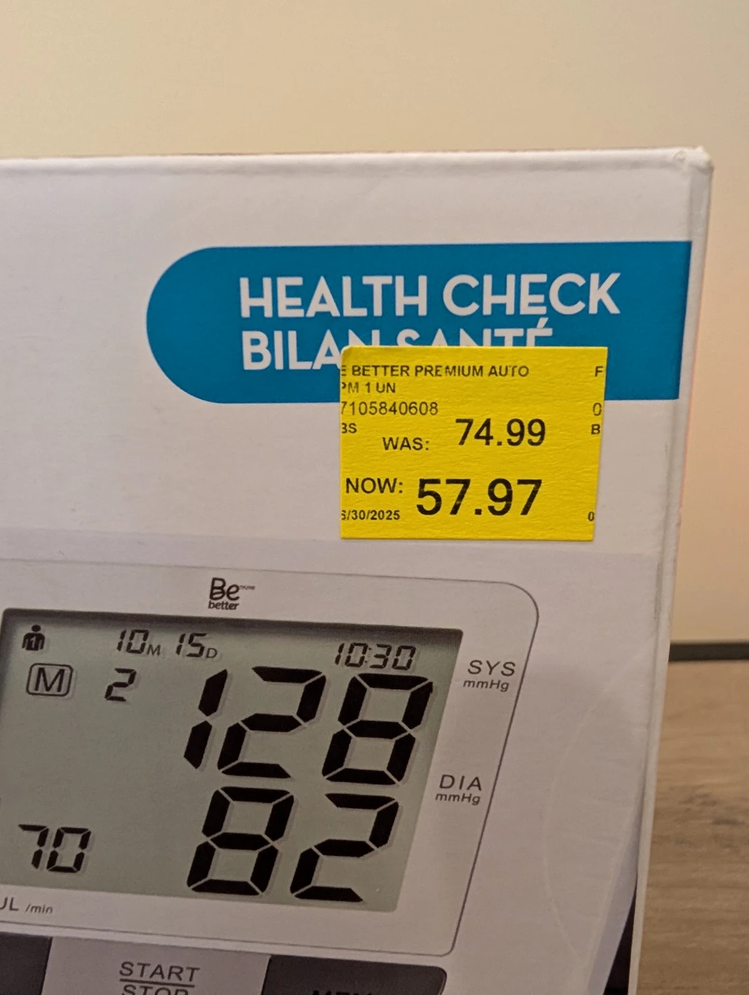 Be Better Premium Automatic Blood Pressure Monitor RX814 - photo 2