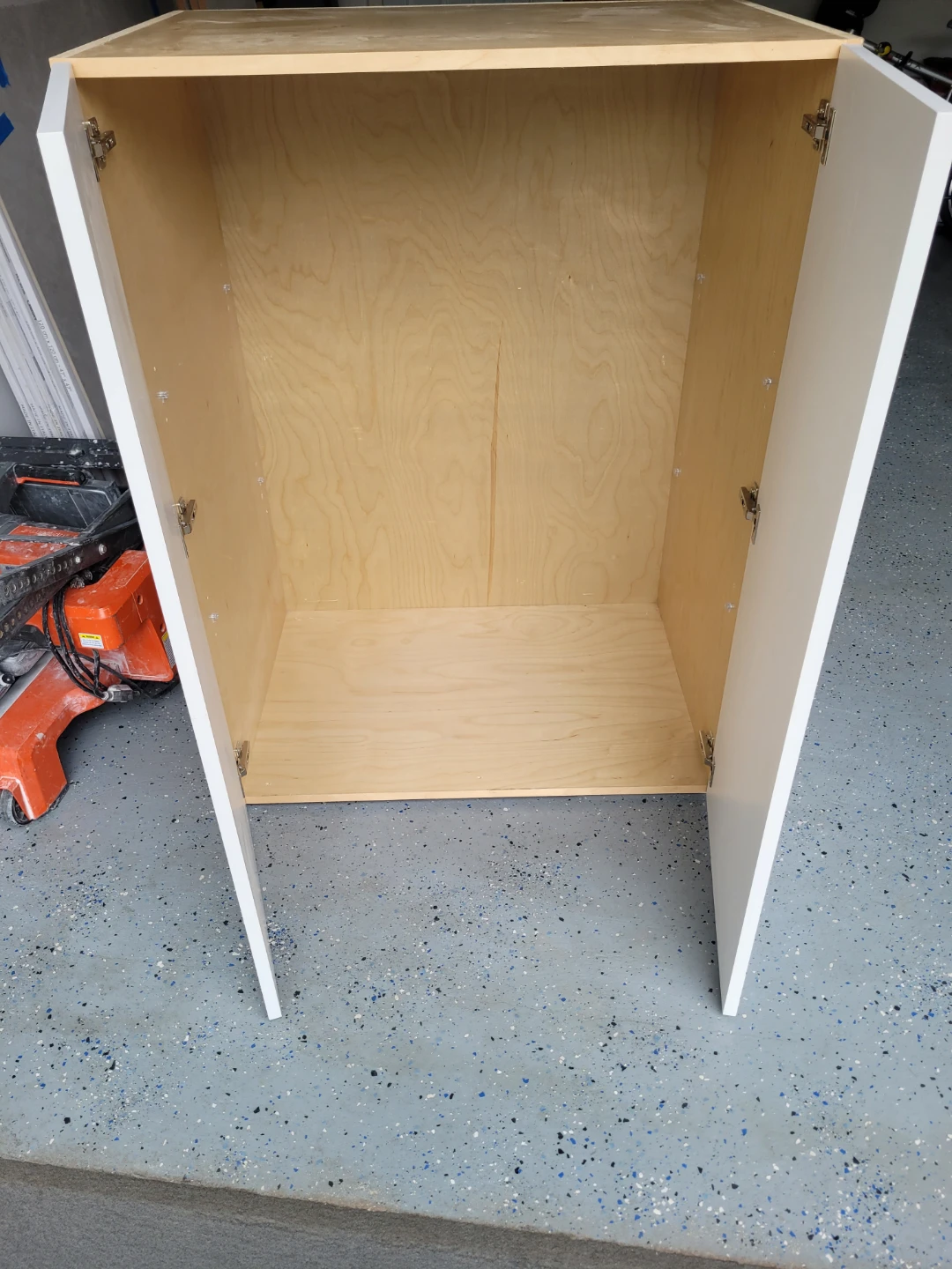 White Two-Door Cabinet - photo 4
