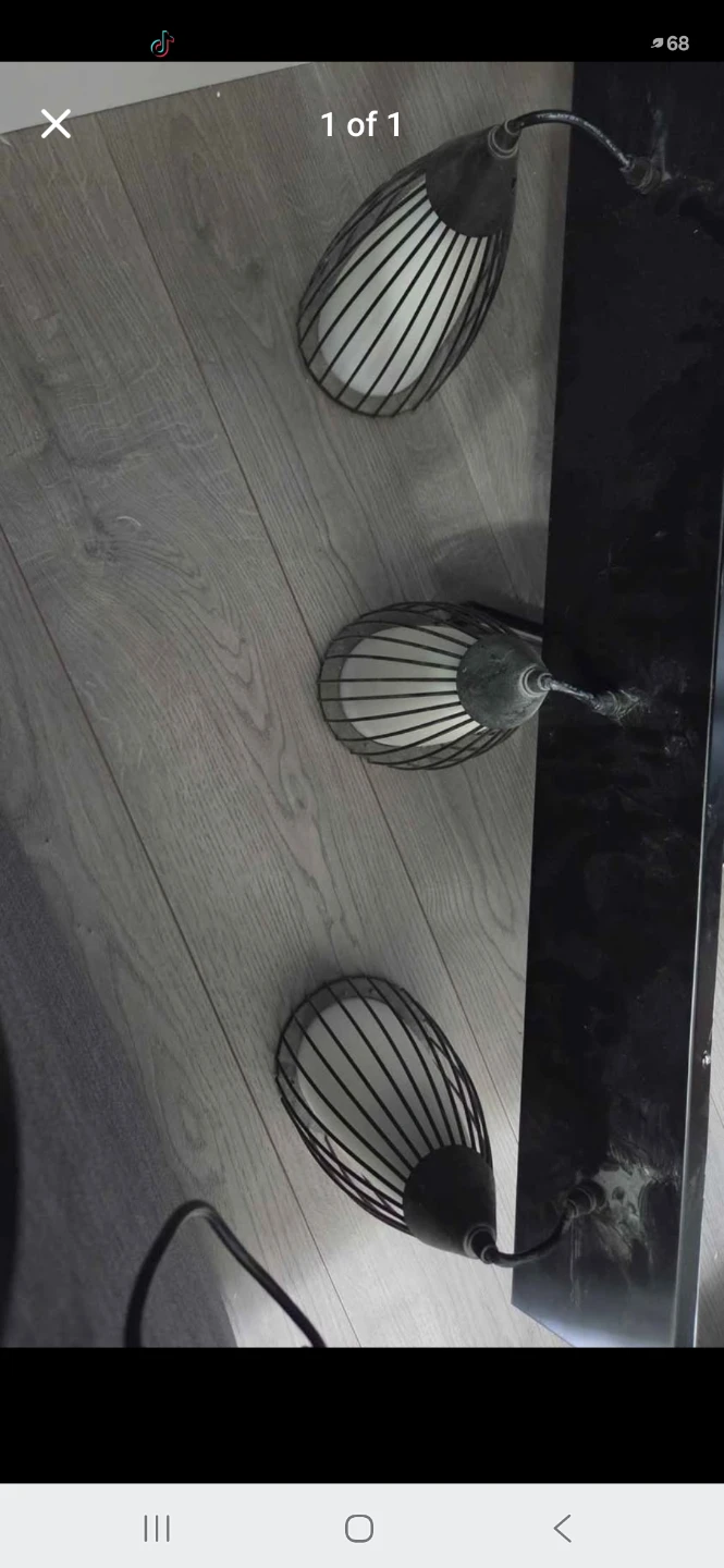 Three-Light Modern Industrial Ceiling Mount Fixture