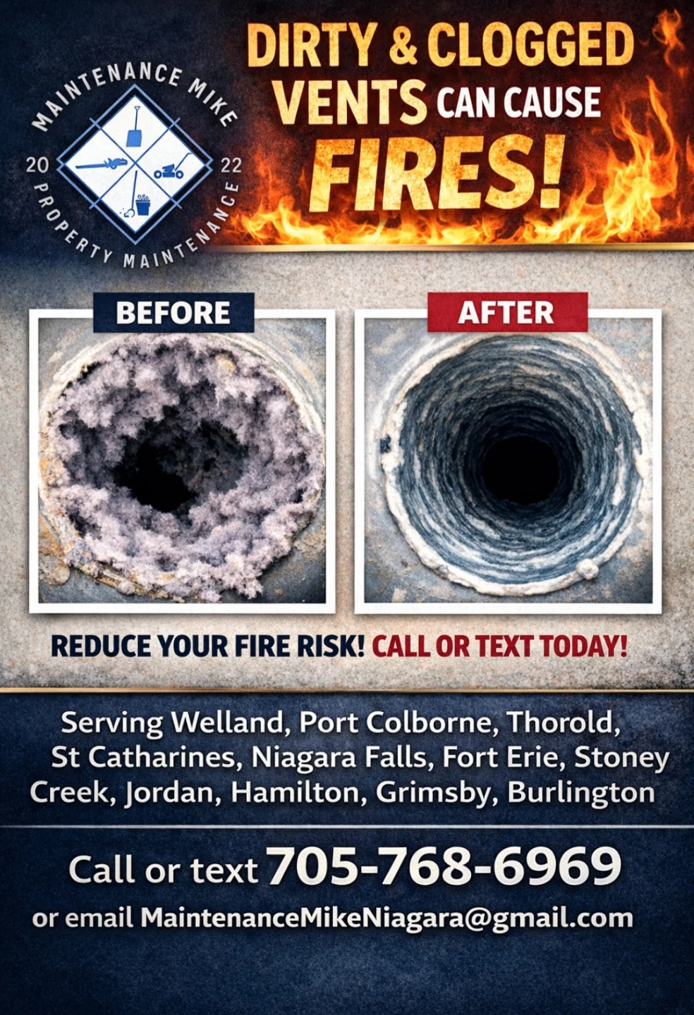 Dryer vent cleaning