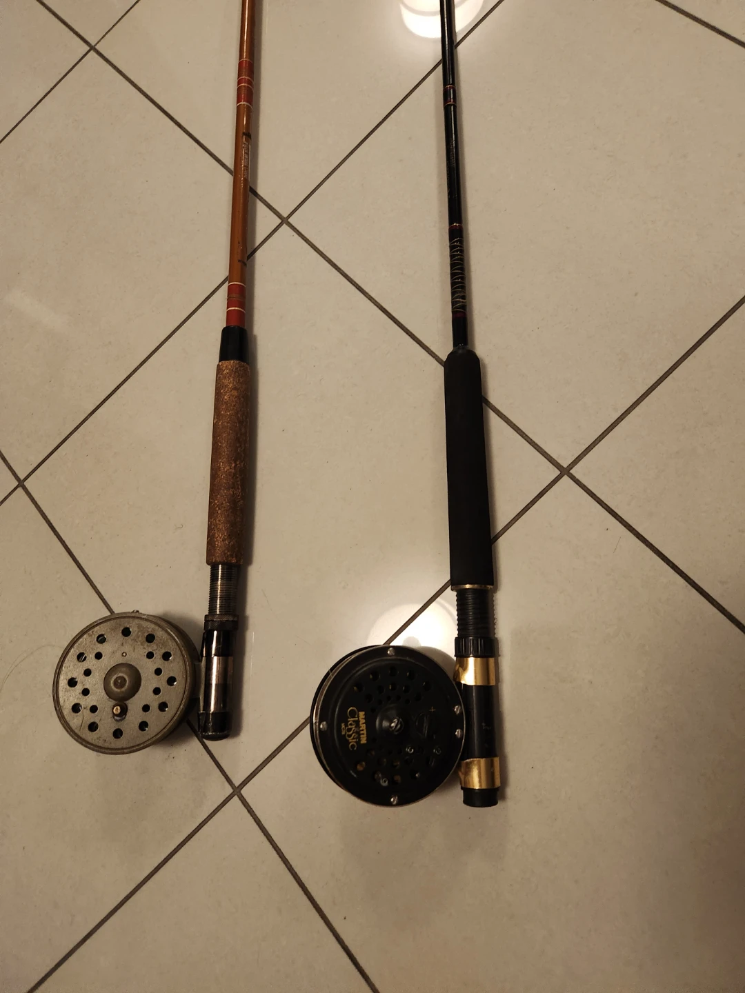 🇨🇦 2 Vintage Fly rods with reel and line - 30$ each - photo 3