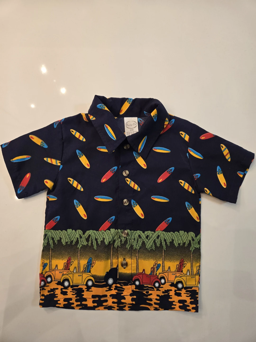 Toddler Beach/Vacation Dress Shirt