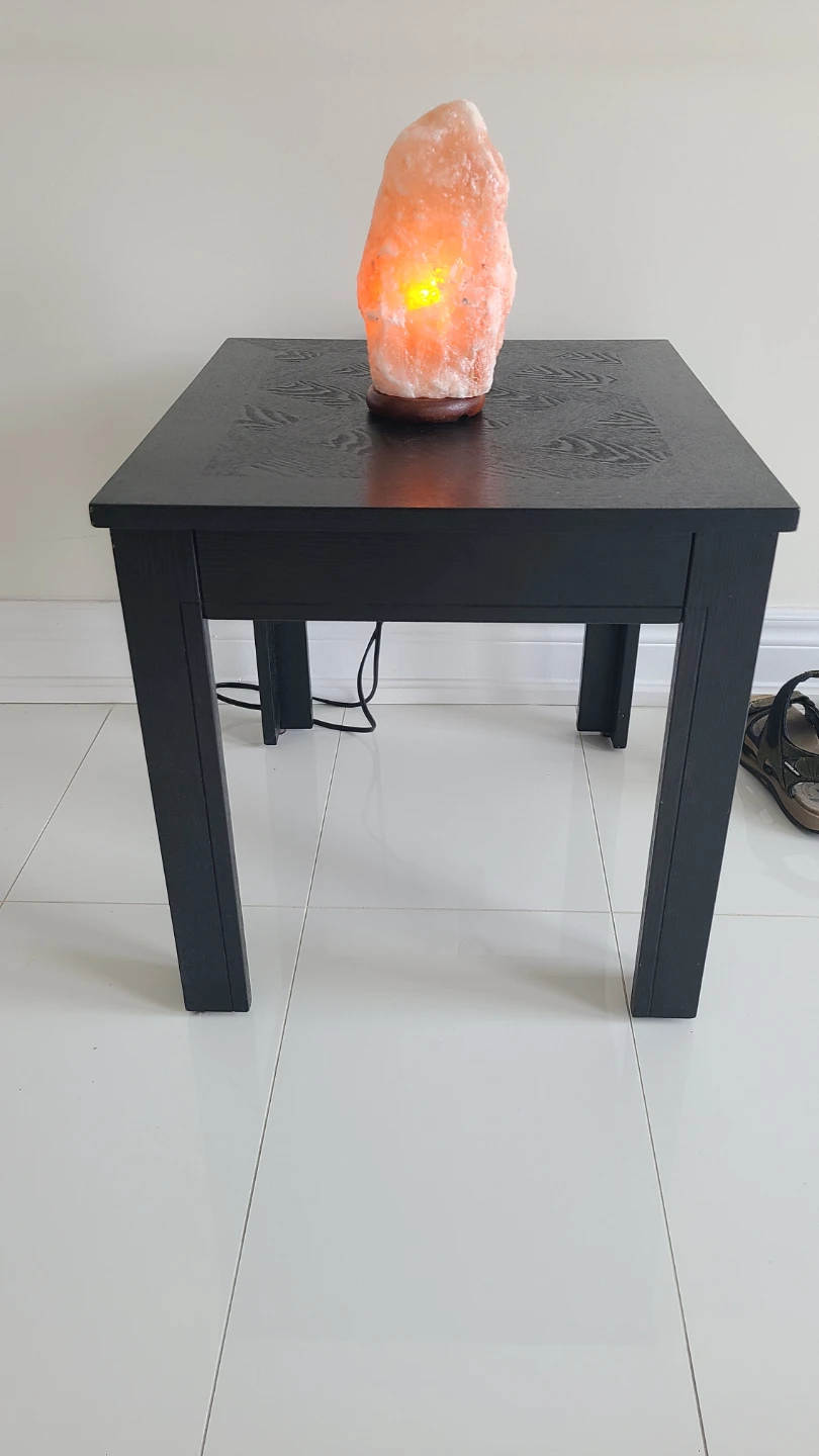 Black Wooden Side Table