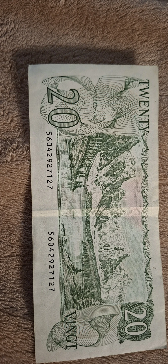 Vintage 1979 Canadian 20 Dollar Banknote - photo 2