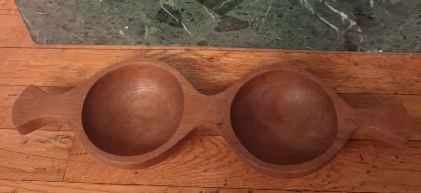 Teak Snack Dish