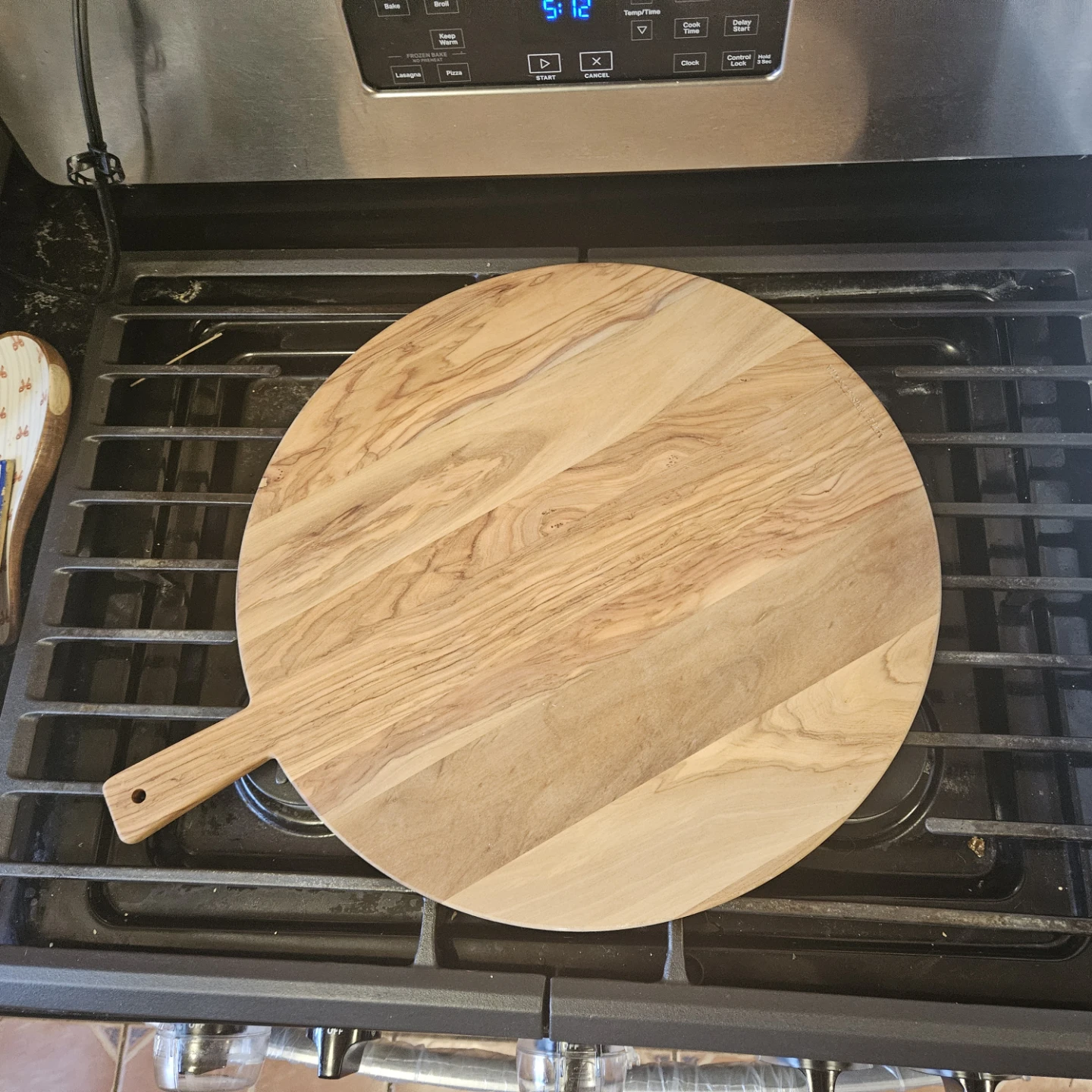 Williams Sonoma Olivewood Round Cheese Board - photo 3