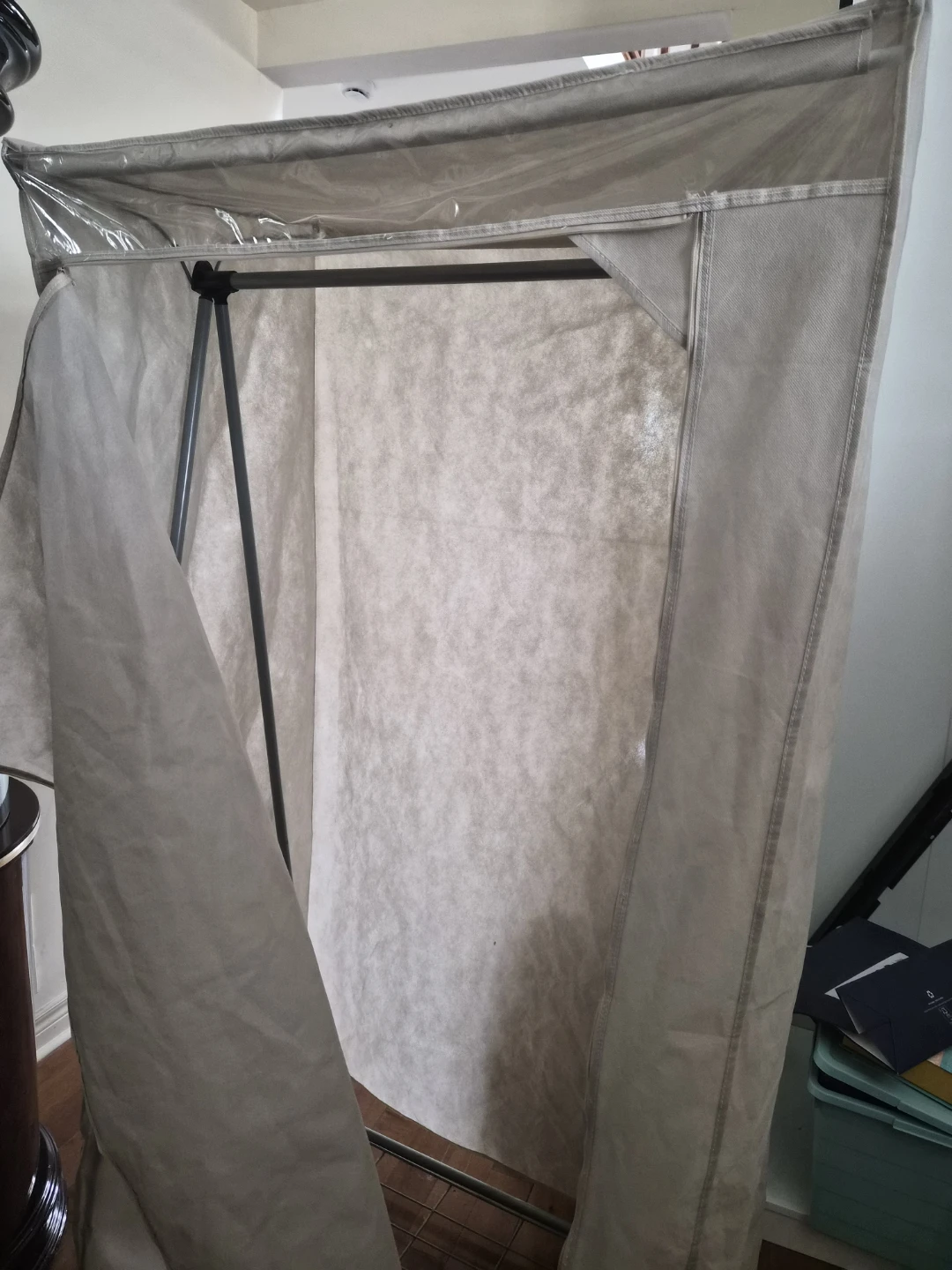 Portable Garment Rack with Cover - photo 2