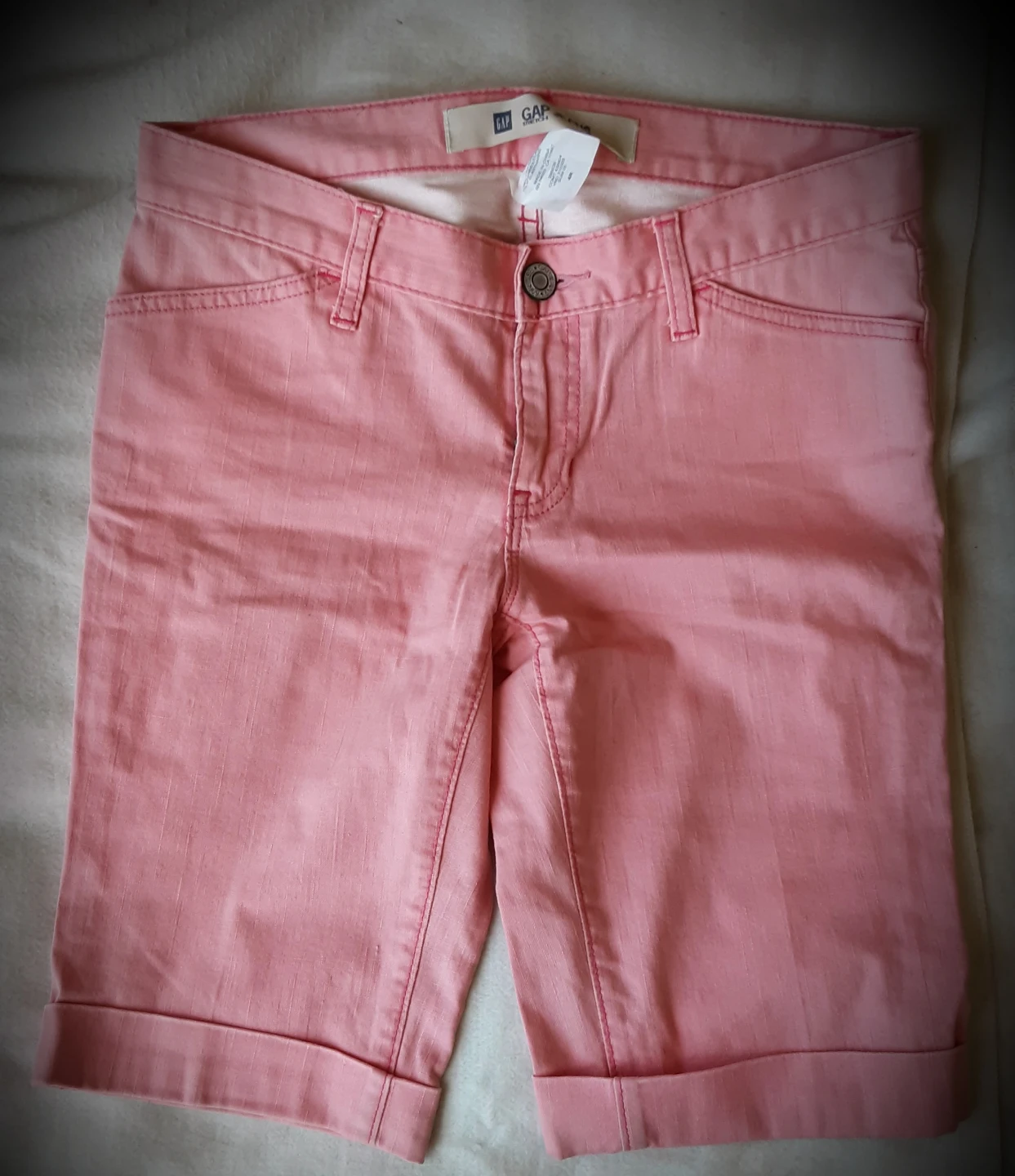 GAP Stretch Pink Denim Shorts
