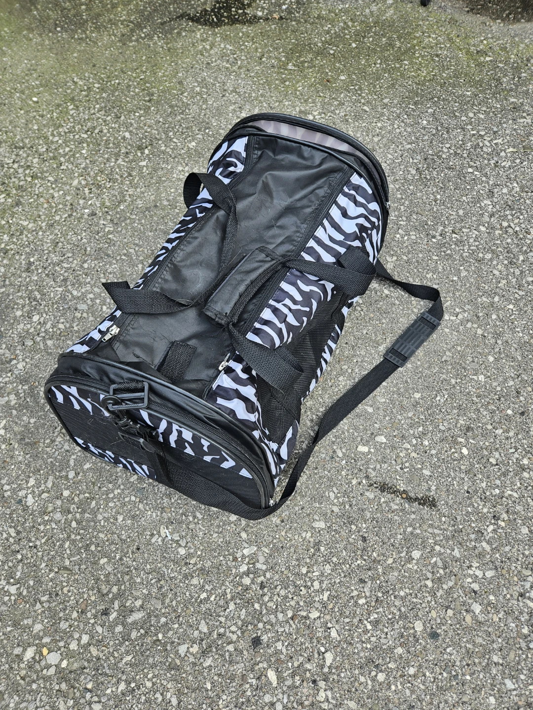 Zebra Print Pet Carrier - photo 4