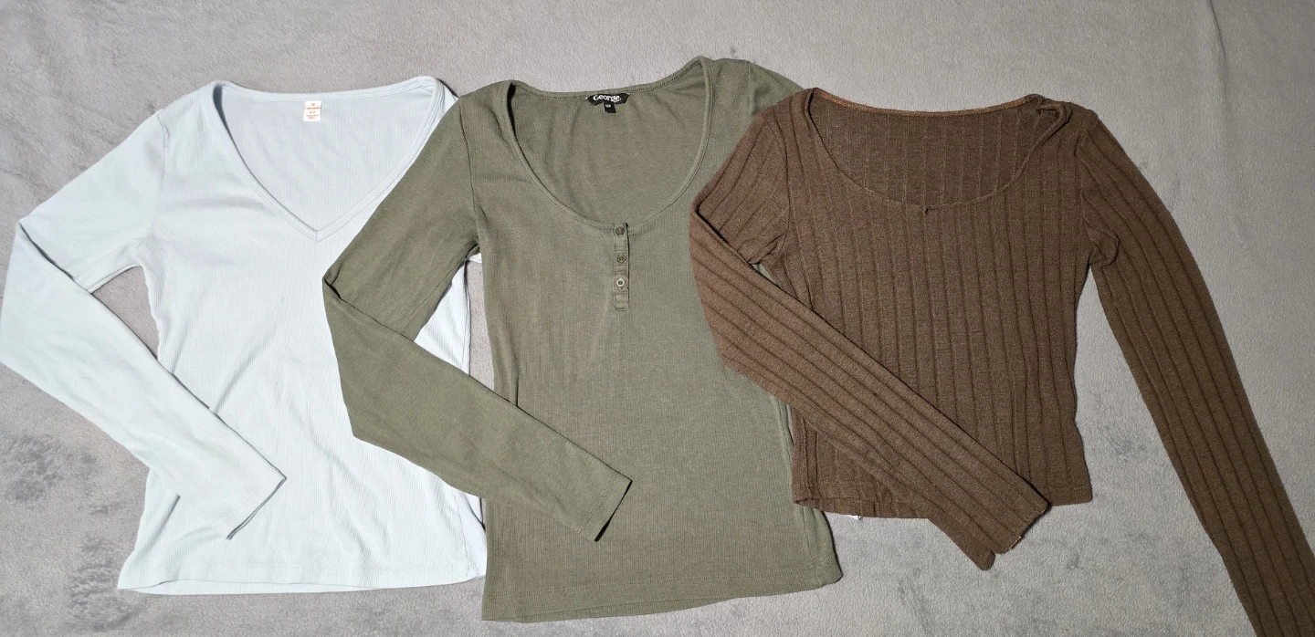 Womens long sleeve and sleeveless turtle neck shirts