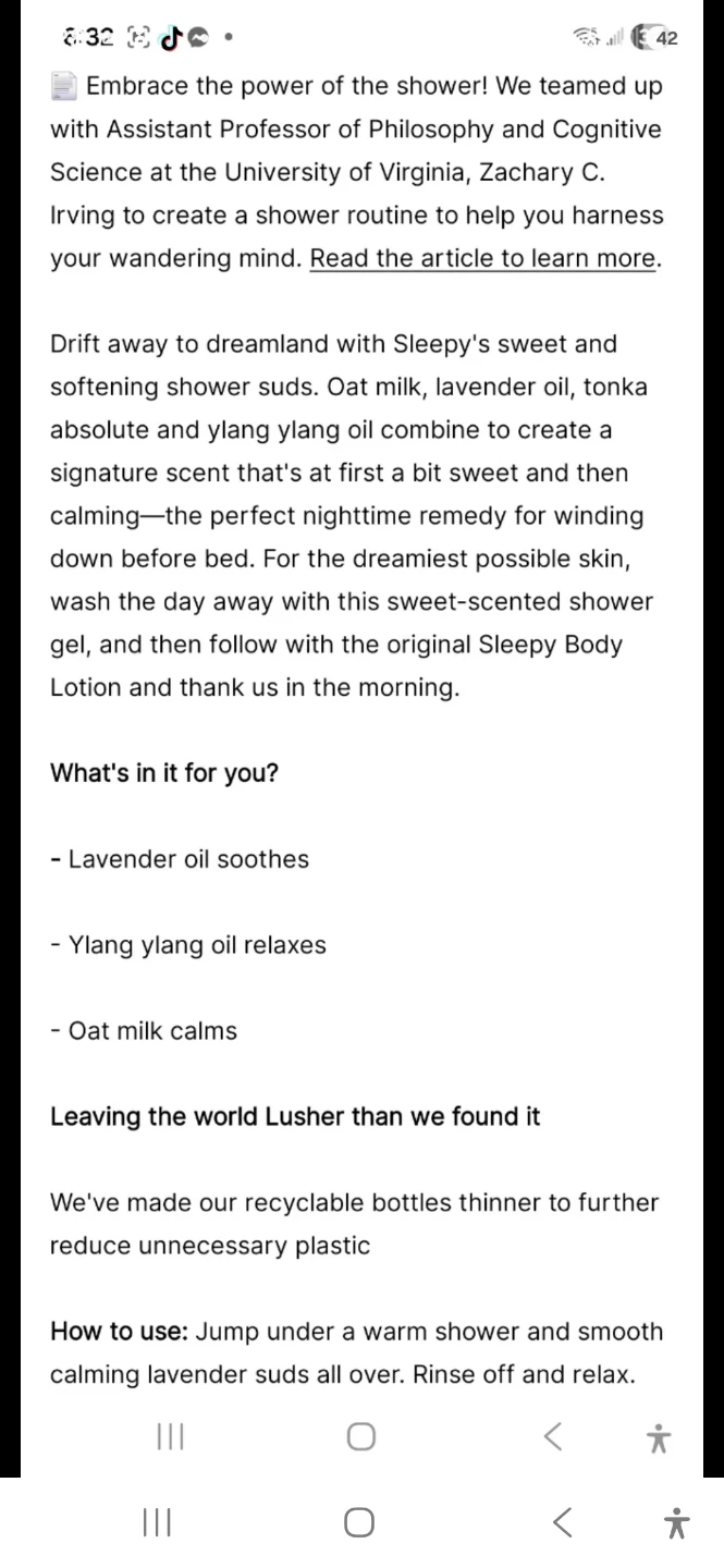 Lush Sleepy Shower Jelly - photo 2