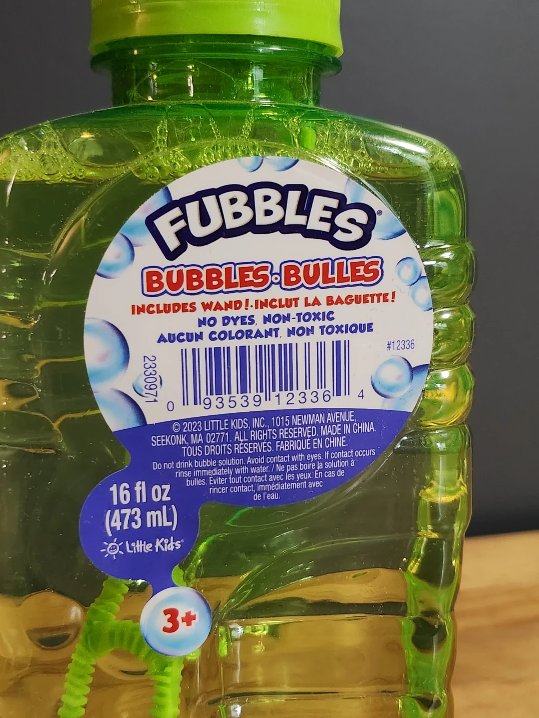 Fubbles 16 oz Bubble Solution with Wand 🏈 - photo 2