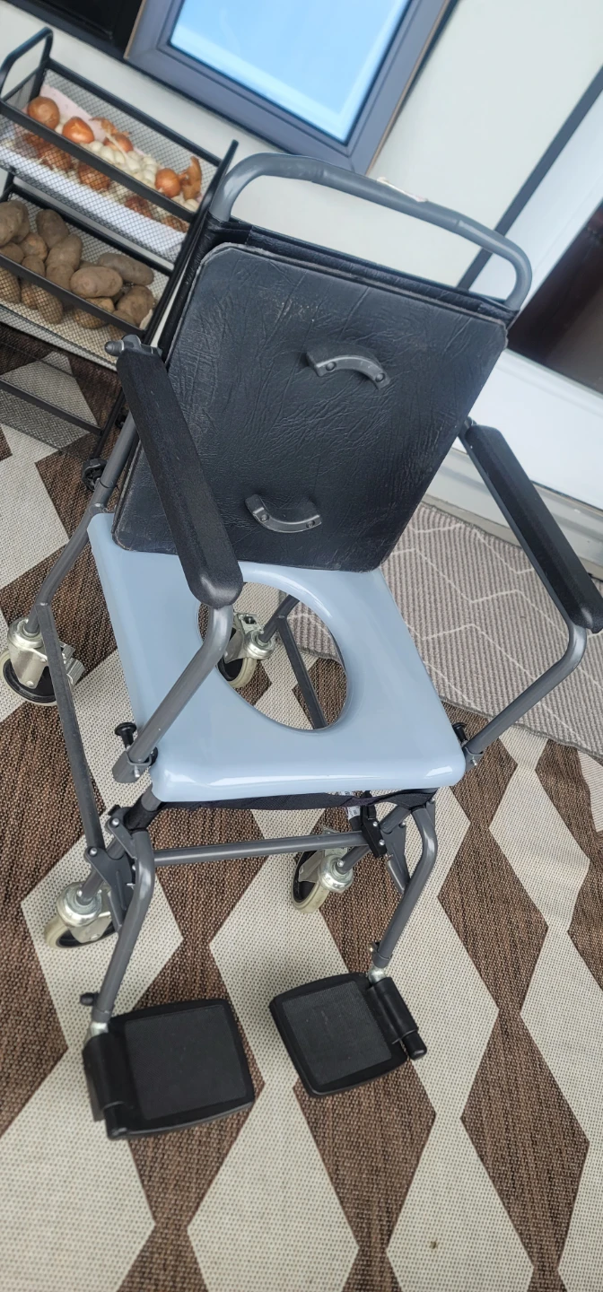 Mobile Commode Shower Chair