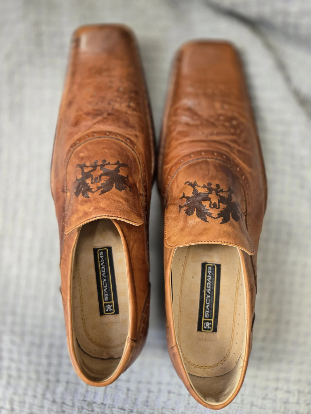 Stacy Adams Brown Leather Loafers - photo 4