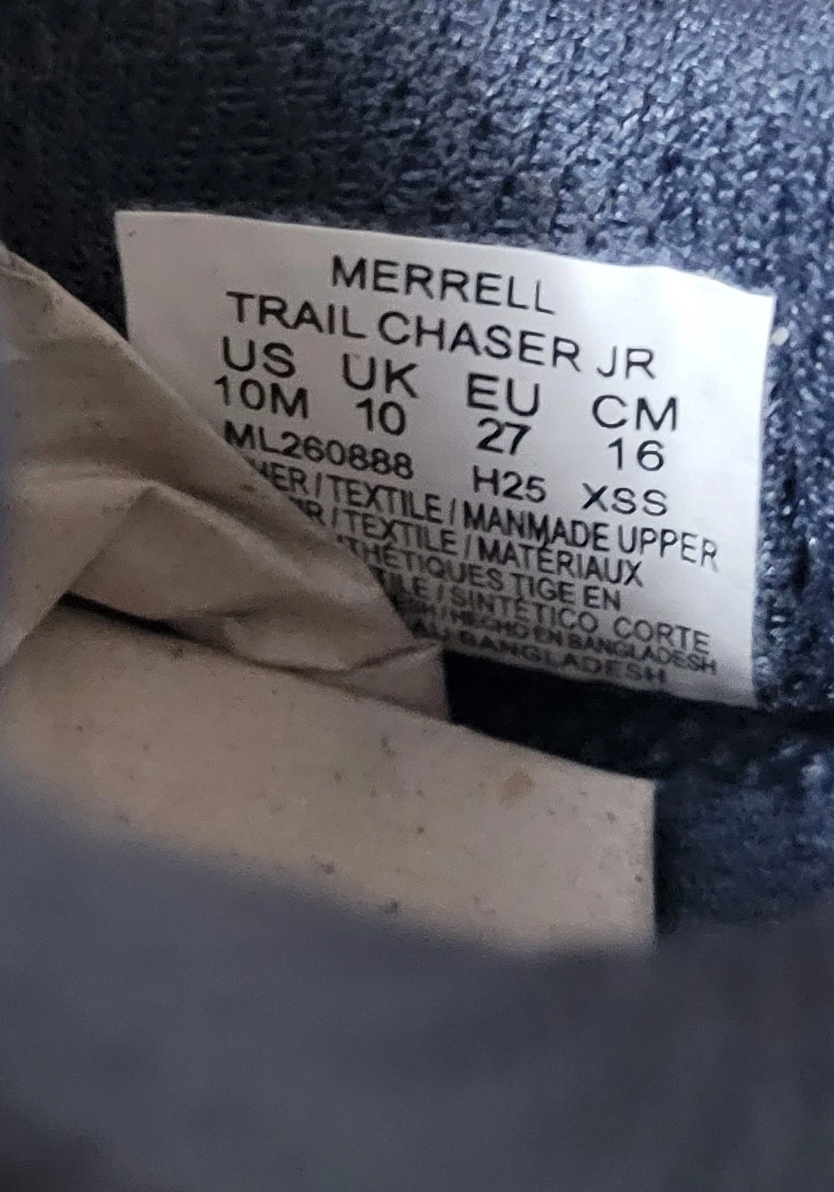 Merrell Trail Chaser JR Hiking Shoes Size 10M - photo 4