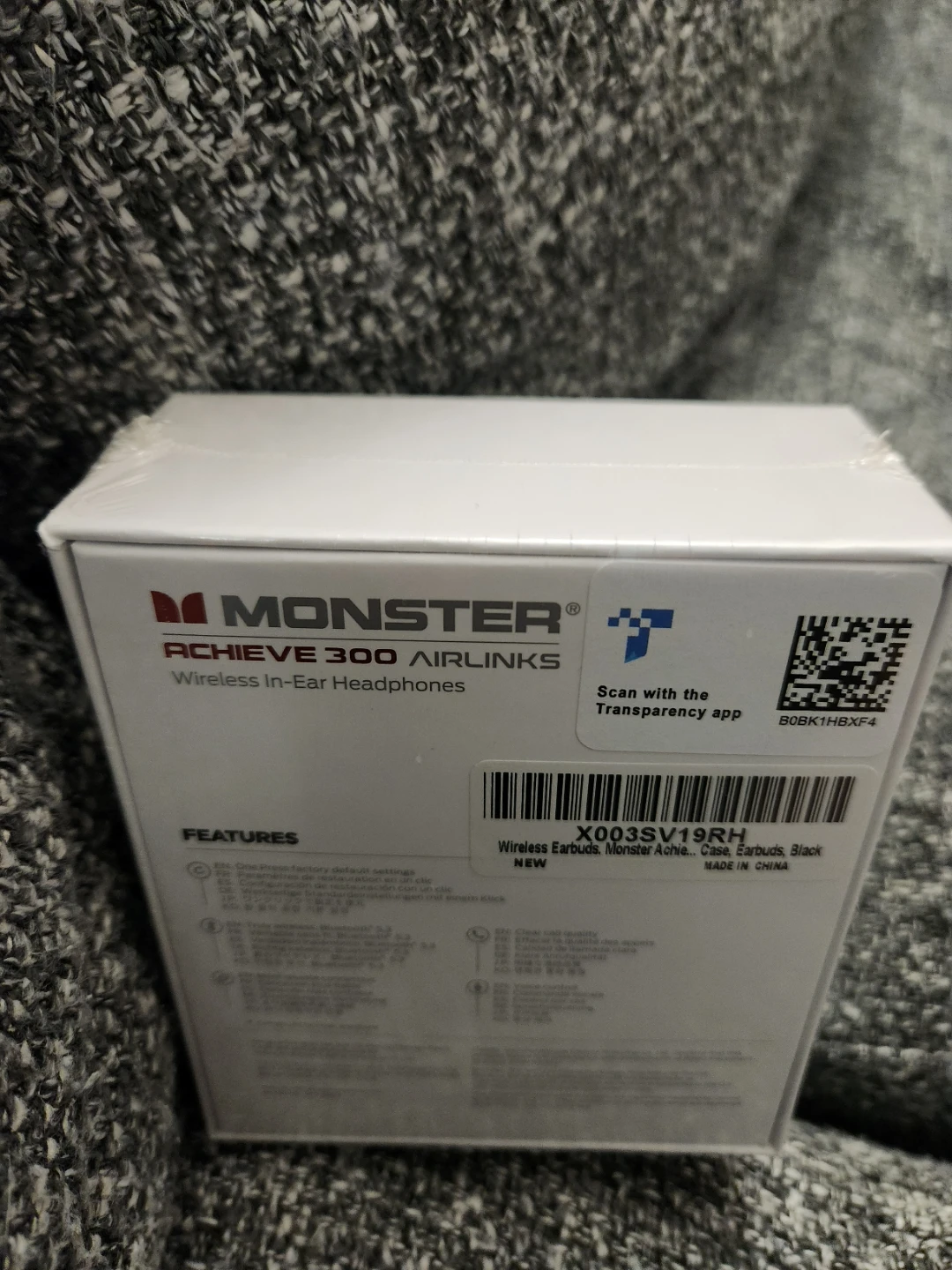 Brand NEW Monster Airlinks Wireless headphones in sealed Box - photo 2