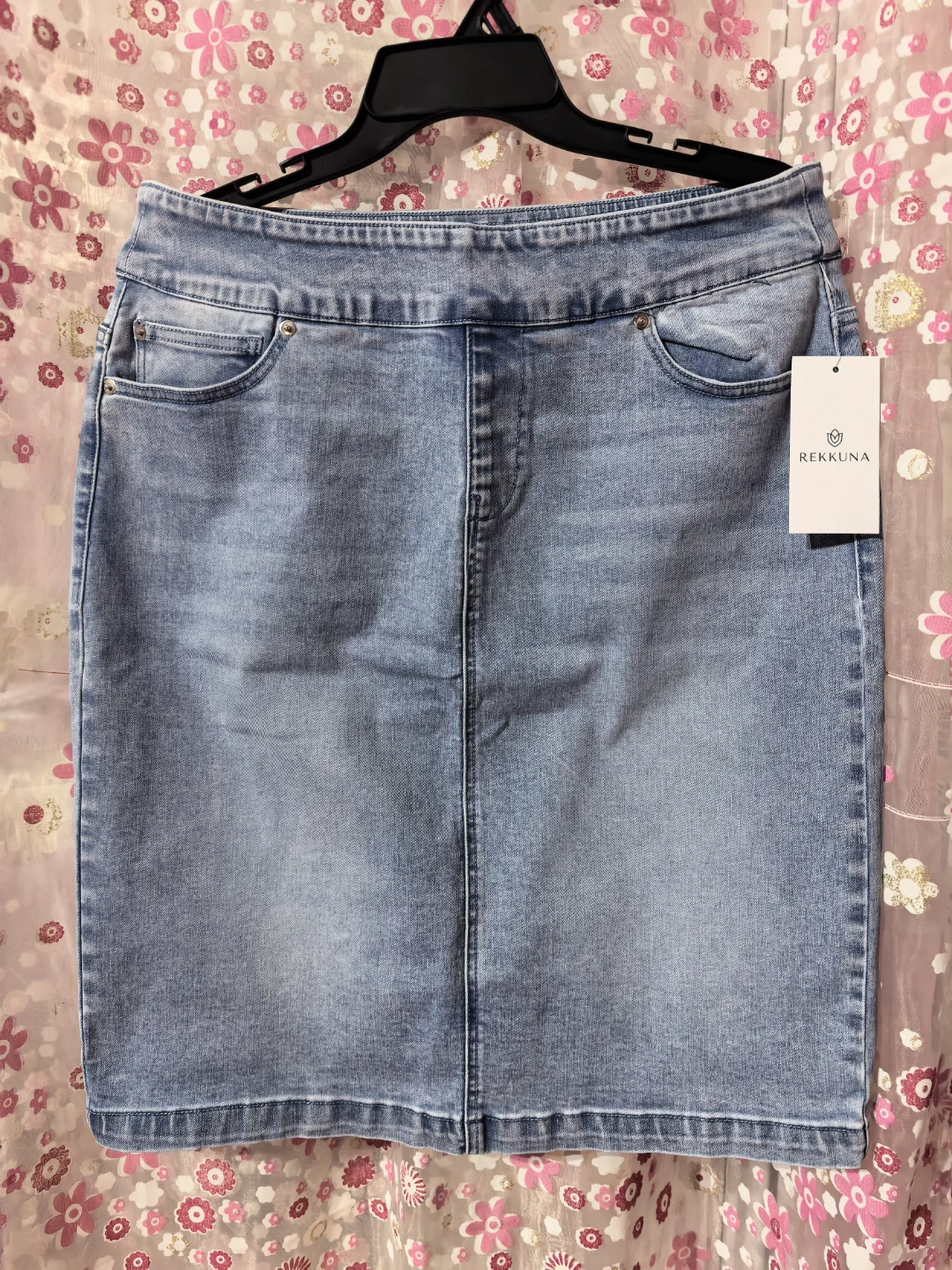 REKKUNA Denim Skirt Size 12