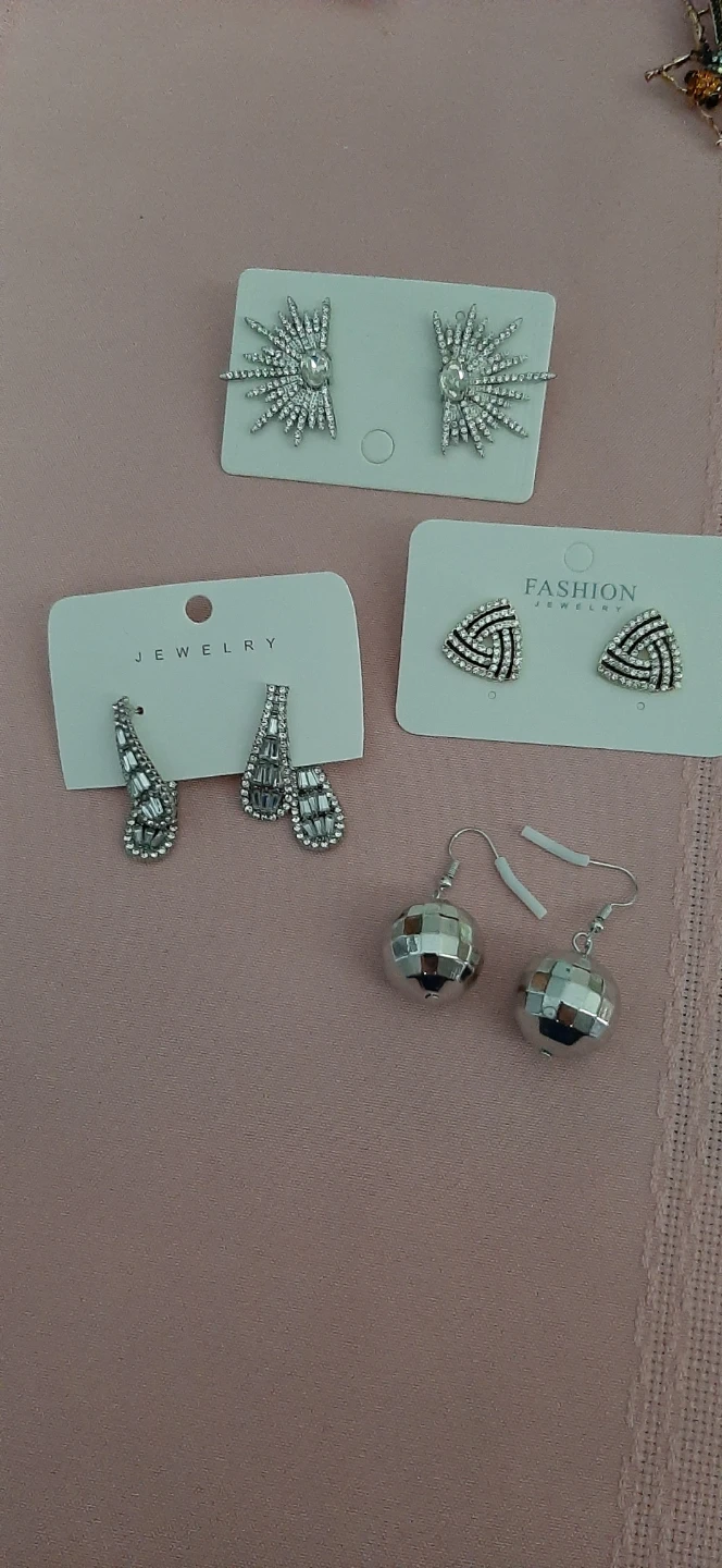 Dazzling double drop earrings - photo 4