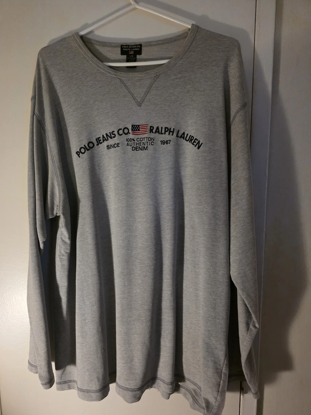 Polo Jeans Ralph Lauren Grey Long Sleeve