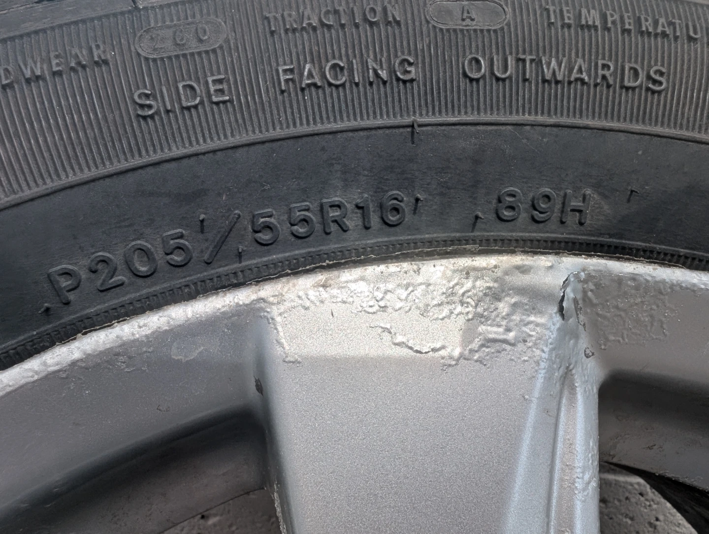 Set of 4 Mazda alloy wheels with Goodyear tires - photo 2