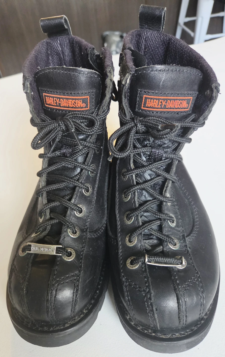 Harley-Davidson Black Leather Boots