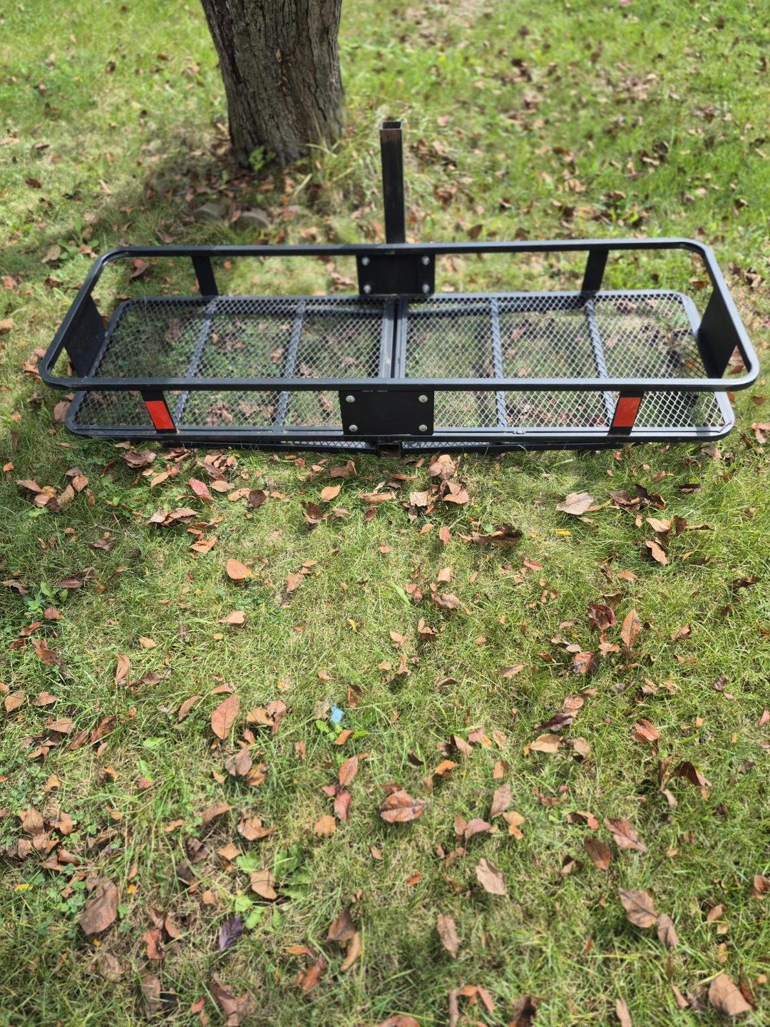 Black hitch-mount cargo carrier - photo 4