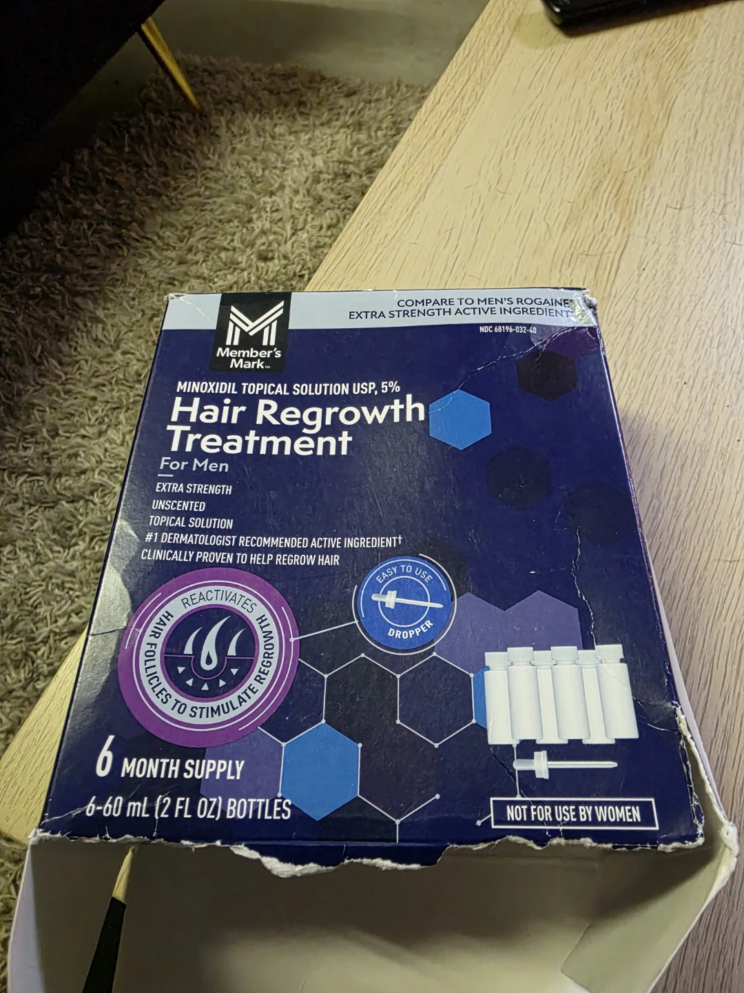 Member's Mark Hair Regrowth Treatment for Men - 6 Month Supply
