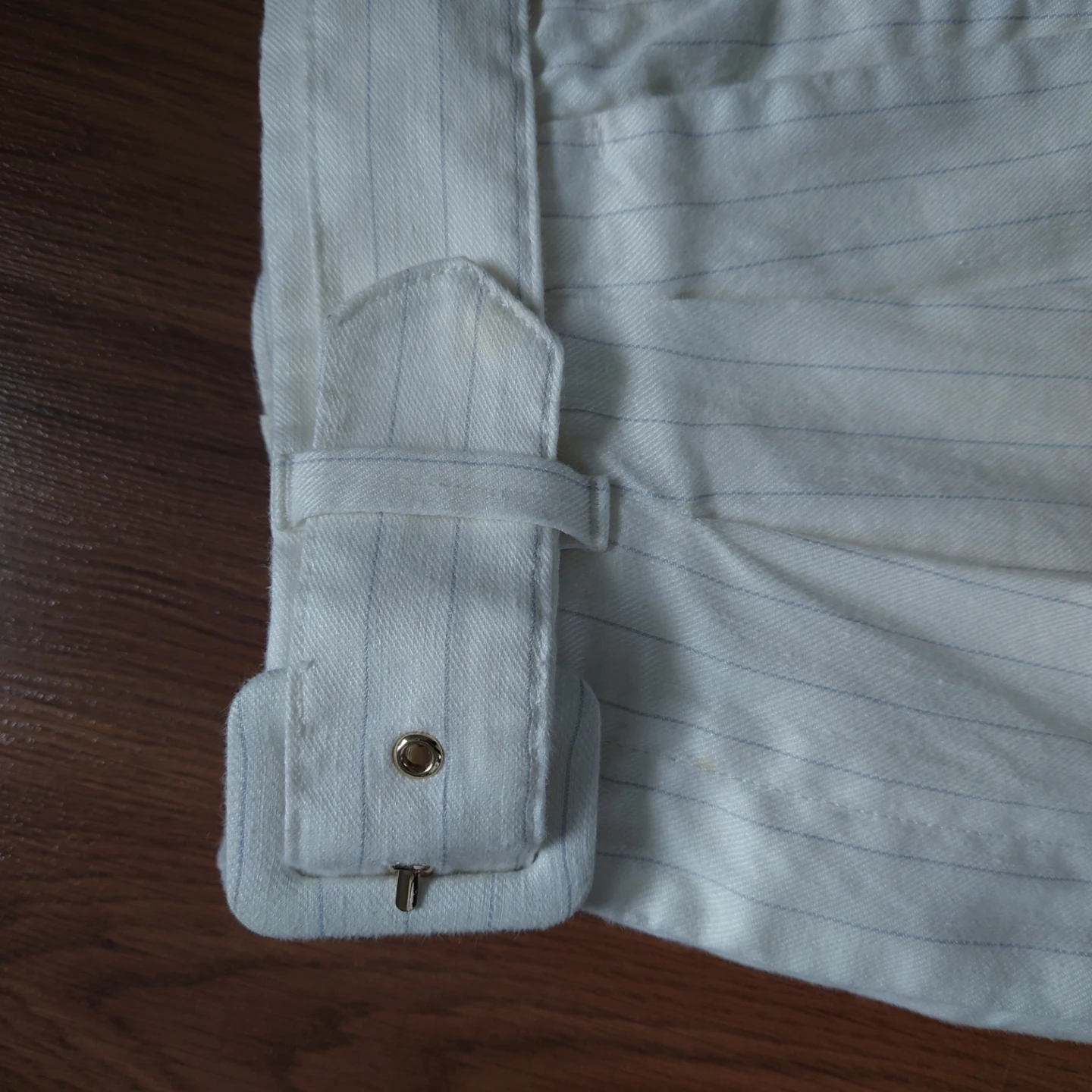Banana Republic Belted Pinstripe Shorts - Size 0 Petite - photo 2