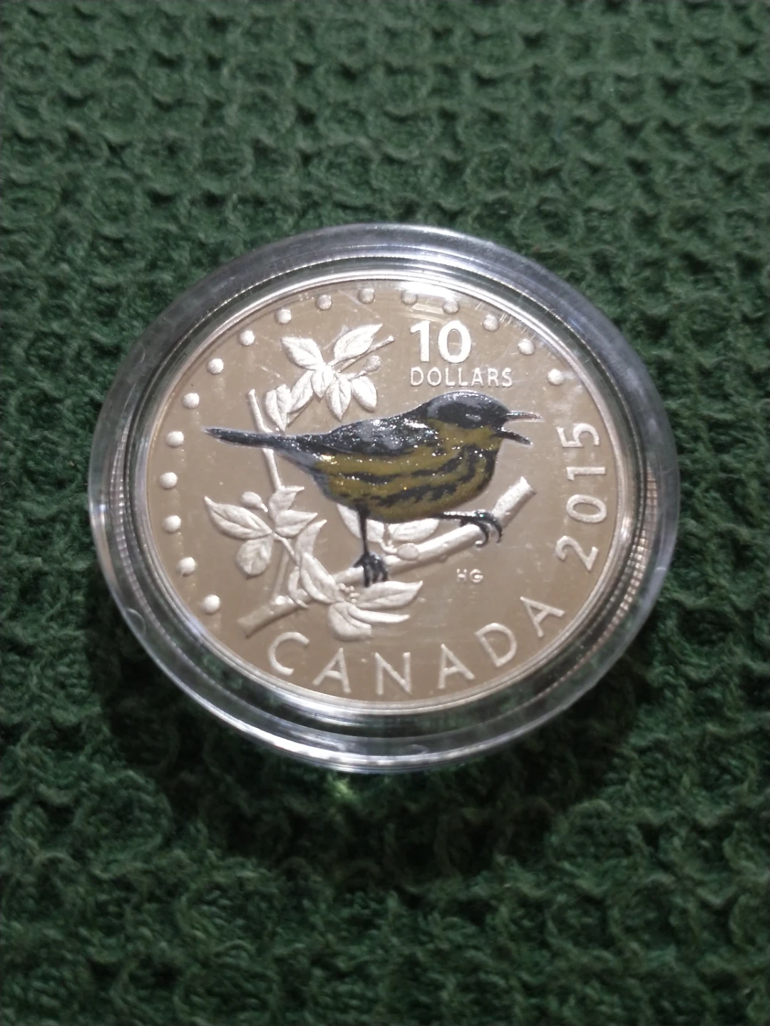 2015 Canada Baltimore Oriole 10 Dollar .999 Silver Coin KM#A1888