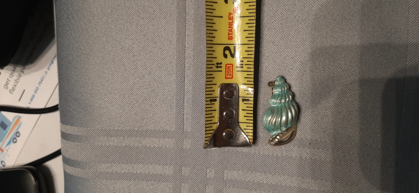 Seashell shaped Brooch. - photo 5