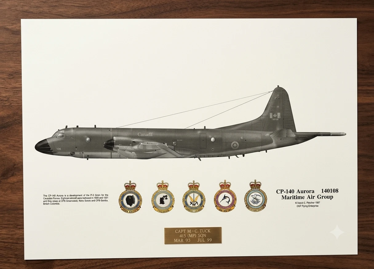 Framed CP-140 Aurora Maritime Air Group Print - photo 5