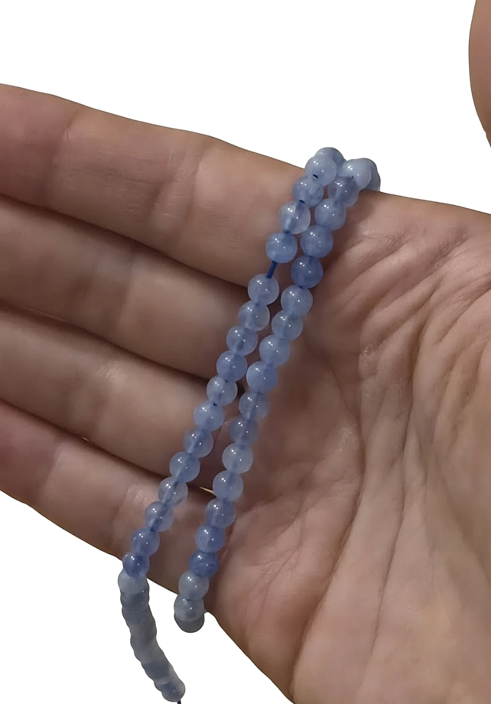 Natural Stone Bead (Aquamarine 4mm)