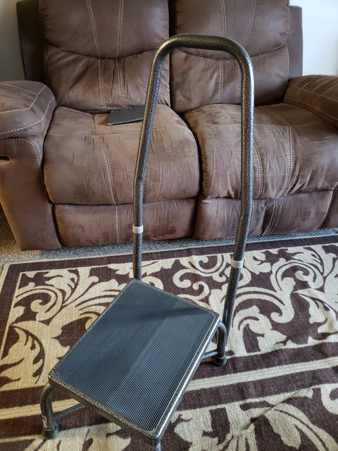 Healthcare Solutions Bariatric Footstool with Handrail