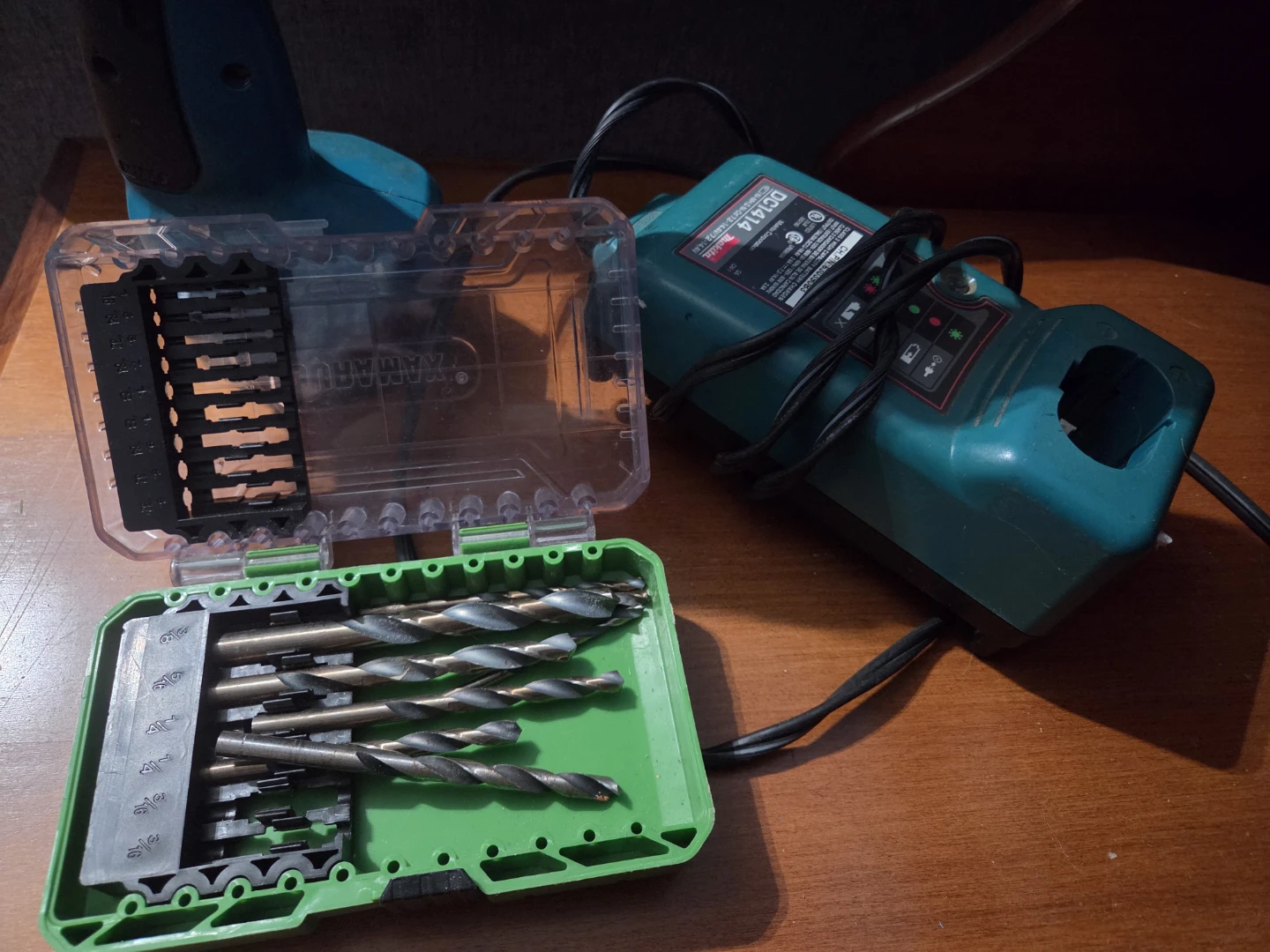 Makita Drill with Charger and Drill Bits - photo 2