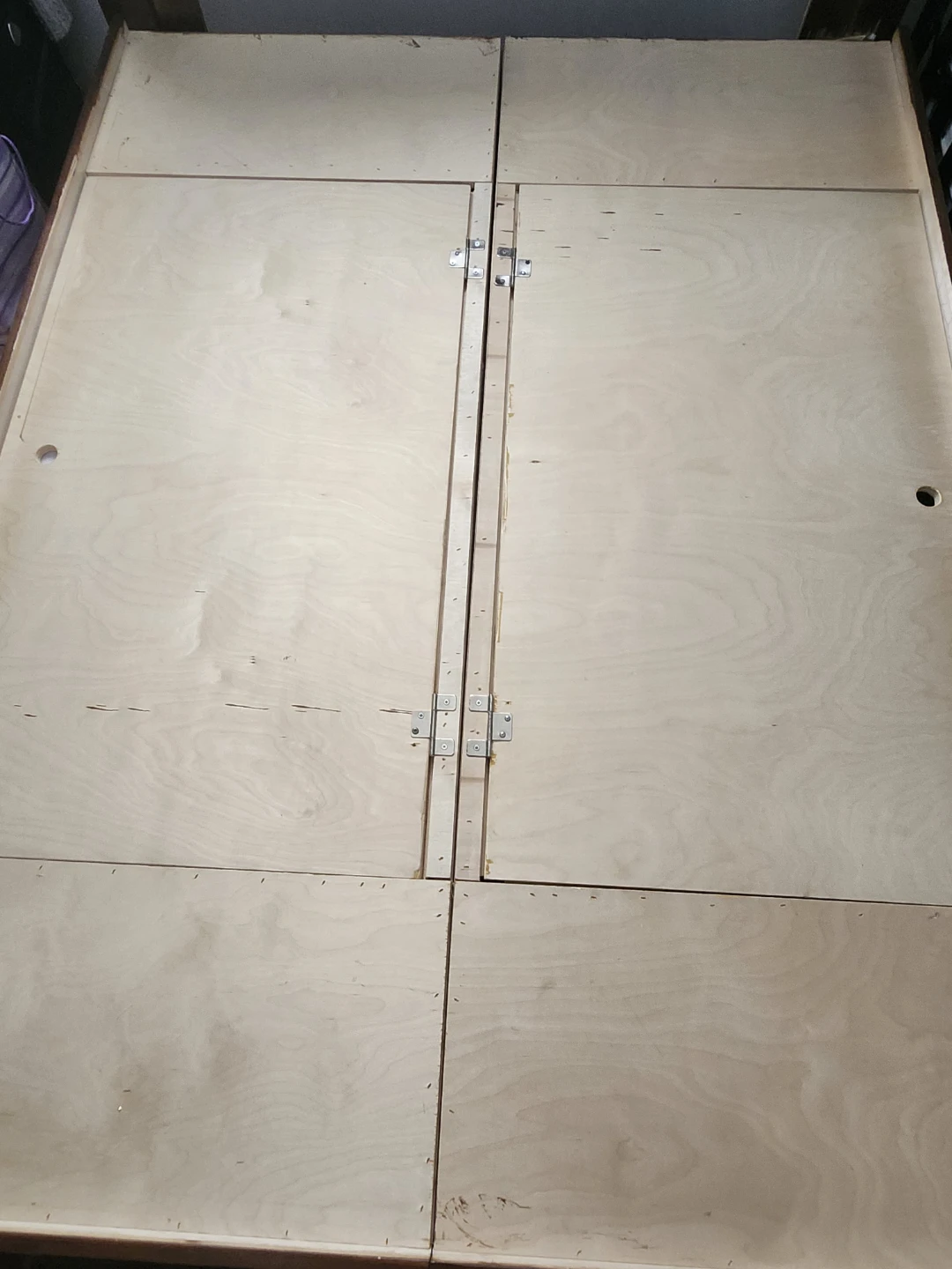 Wooden Platform Bed Frame with Storage - photo 4