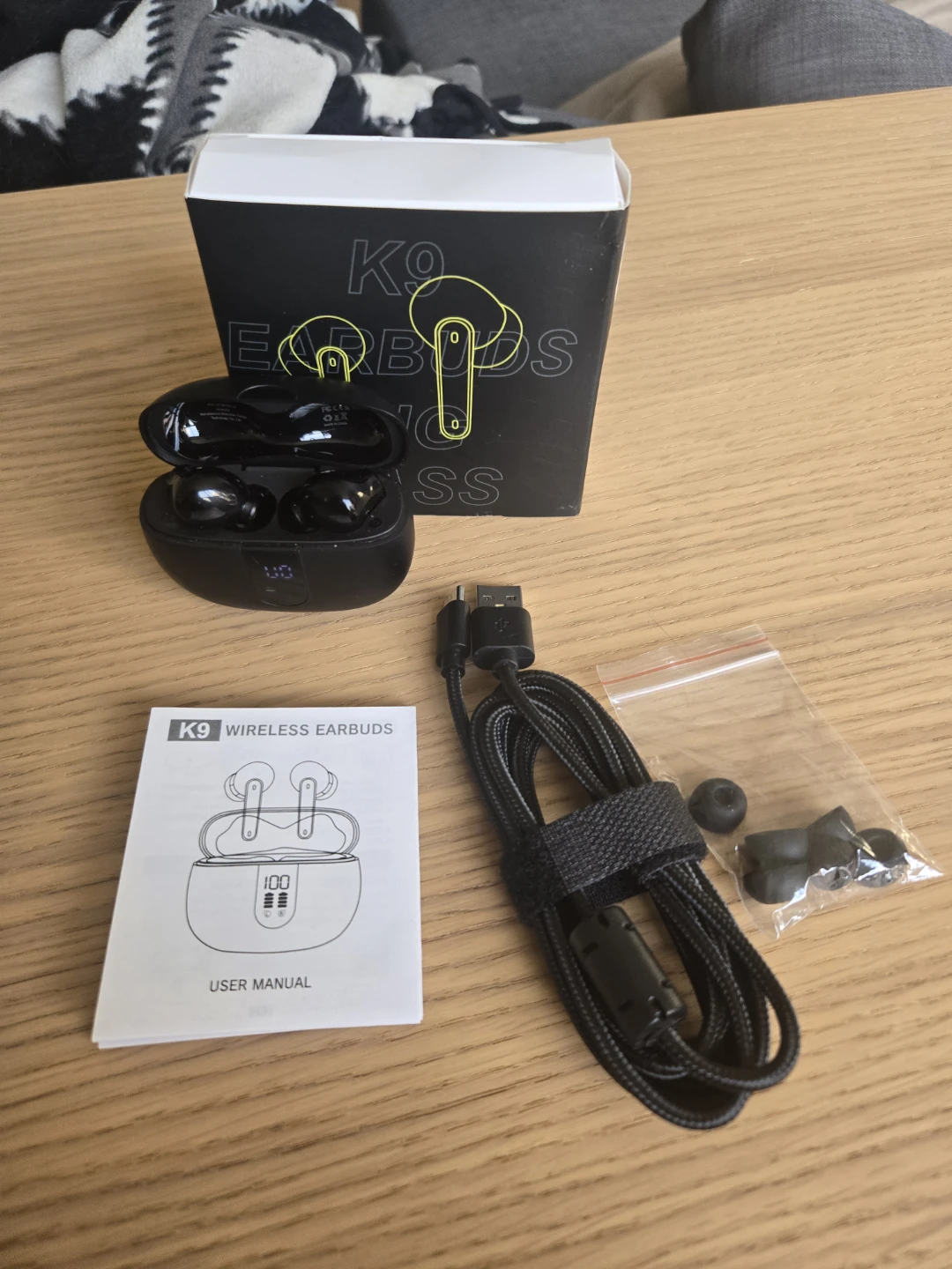 K9 Wireless Bluetooth Ear Buds