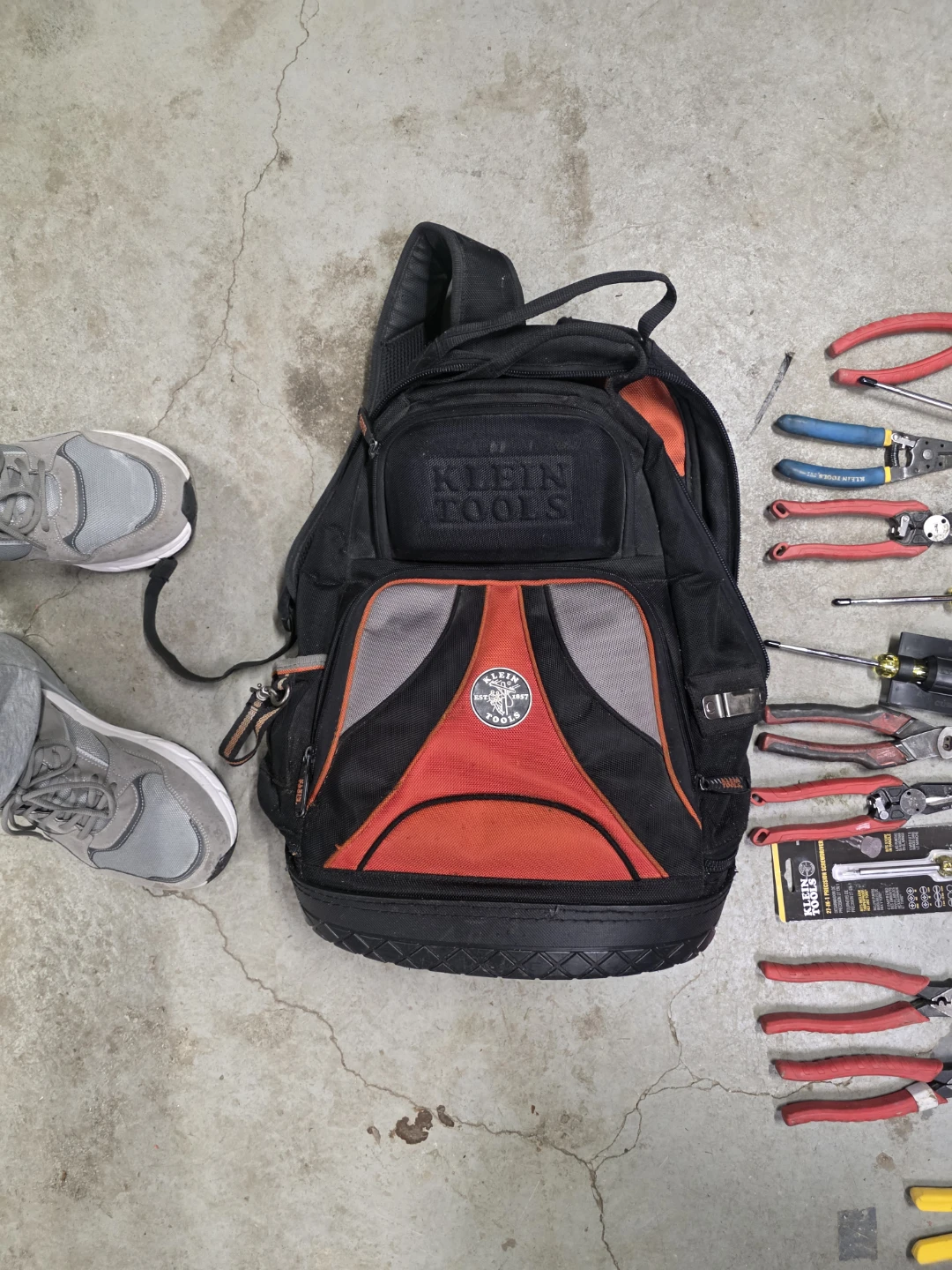 Klein Tools Backpack with Assorted Hand Tools