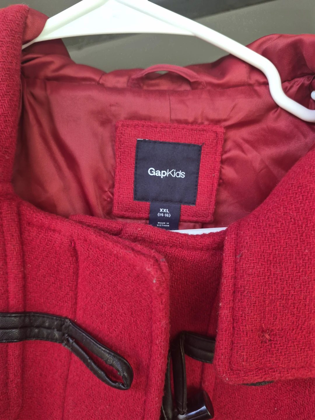GapKids Red Duffle Coat XXL - photo 2