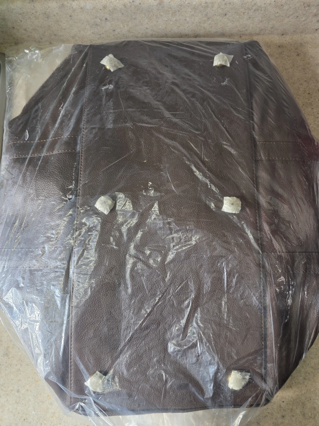 Genuine Leather Travel Duffel Bag - photo 4