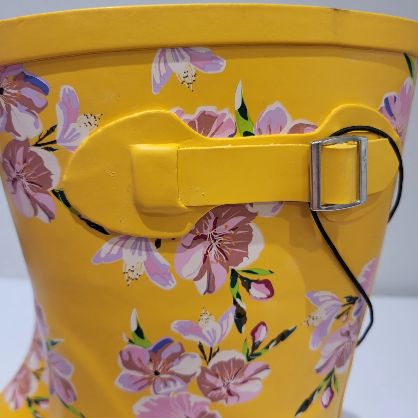 Time and Tru Floral Rain Boots Size 9 - photo 2